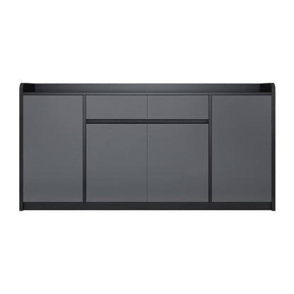 Sideboard in legno ingegnerizzato in stile moderno con 2-disegno e 4 porte