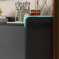 Sideboard in legno ingegnerizzato in stile moderno con 2-disegno e 4 porte
