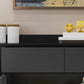Sideboard in legno ingegnerizzato in stile moderno con 2-disegno e 4 porte