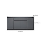 Sideboard in legno ingegnerizzato in stile moderno con 2-disegno e 4 porte