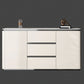 Buffet de style moderne buffet en bois d'ingénierie blanc avec 3 titres et 2 portes