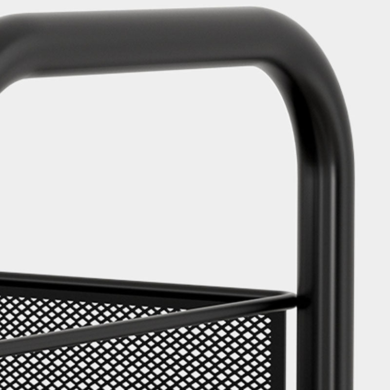 Metal Dining Room Prep Table Open Shelves Rolling Kitchen Trolley Clearhalo 'furn' 'furn_kitchen_islands_carts' 'Furniture' 'Kitchen & Dining Furniture' 'Kitchen Islands & Carts' 'kitchen_islands_carts' 6755518