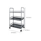 Open Shelves Kitchen Trolley Home Dining Modern Prep Table with Casters Clearhalo 'furn' 'furn_kitchen_islands_carts' 'Furniture' 'Kitchen & Dining Furniture' 'Kitchen Islands & Carts' 'kitchen_islands_carts' 6755548