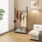 Luxury Metallic Coat Hanger Hooks Design Free Standing Coat Rack for Living Room