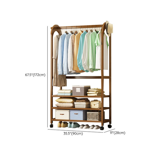 Hölzerner Kleiderbügel moderner Stil minimalistischer Haushaltsbodenbedeckung mit Riemenscheibe