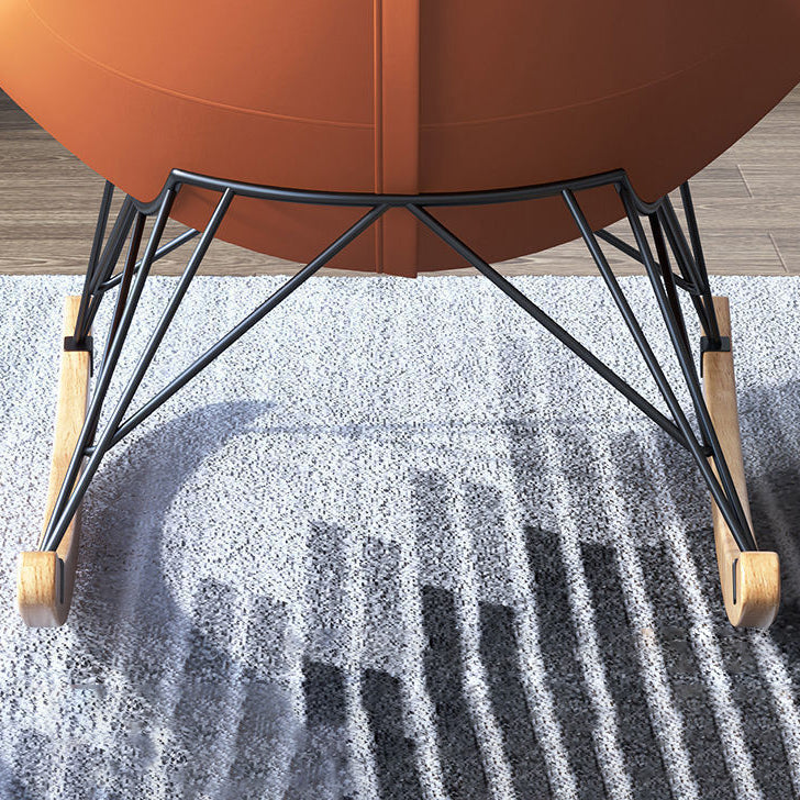 Indoor Home Sofa Rocking Chair Lazy Single Rocking Chair for Living Room and Bedroom Clearhalo 'Chairs & Seating' 'furn' 'furn_rocking_chairs' 'Furniture' 'Living Room Furniture' 'Rocking Chairs' 'rocking_chairs' 6756037