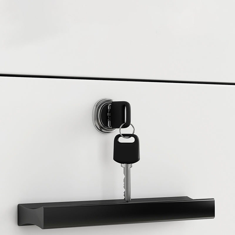 Gabinetto del file di bloccaggio in legno moderno mobile verticale con cassetti