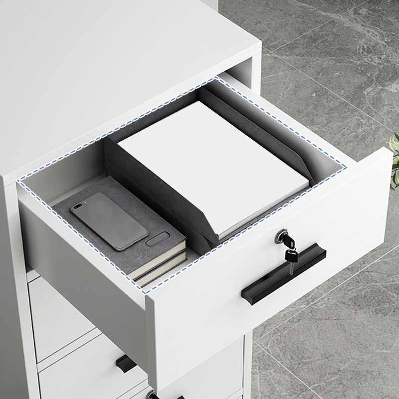 Gabinetto del file di bloccaggio in legno moderno mobile verticale con cassetti