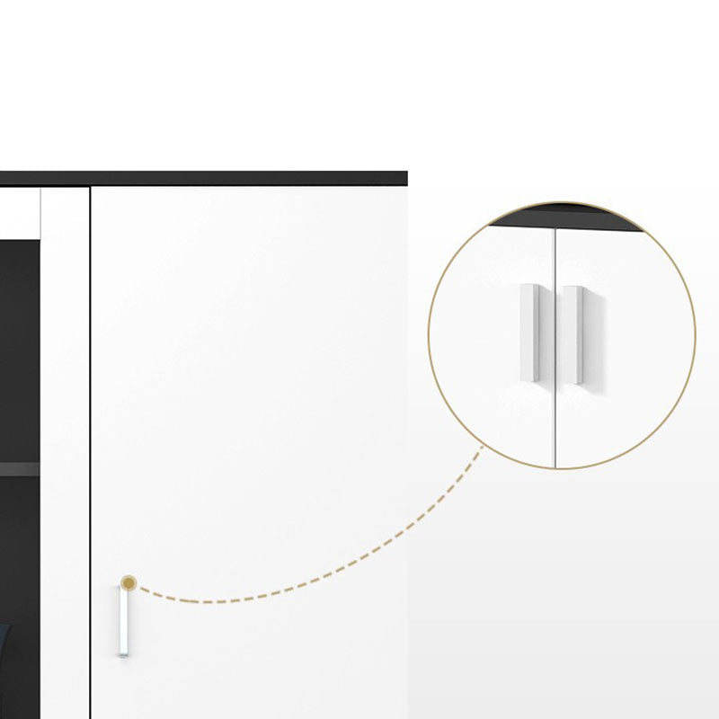 Industrial Cabinet Wood Adjustable Storage Shelves Filing Cabinet Clearhalo 'Filing Cabinets' 'filling_cabinets' 'furn' 'furn_filling_cabinets' 'Furniture' 'Office Furniture' 6756088