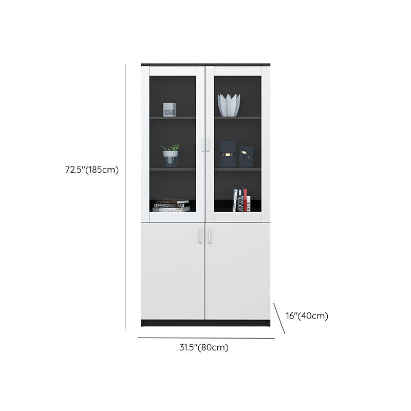 Industrial Cabinet Wood Adjustable Storage Shelves Filing Cabinet Clearhalo 'Filing Cabinets' 'filling_cabinets' 'furn' 'furn_filling_cabinets' 'Furniture' 'Office Furniture' 6756097