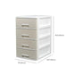 Plastikdateischrank vertikaler Aktenschrank mit Schubladen für Home Office