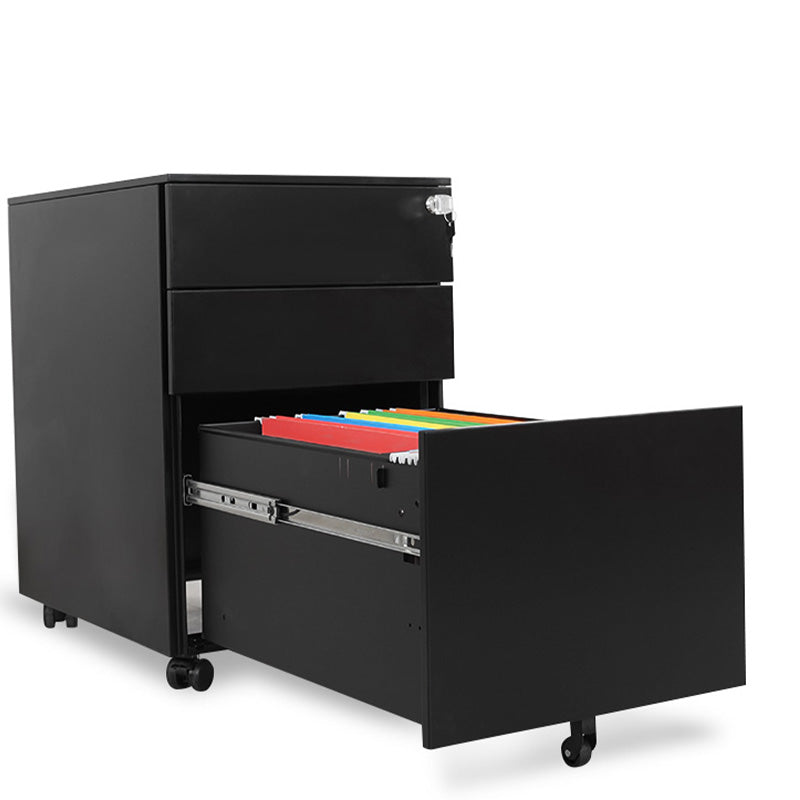 Armoires de fichiers contemporaines de fichier en acier de fichier piédestal avec bureau de verrouillage