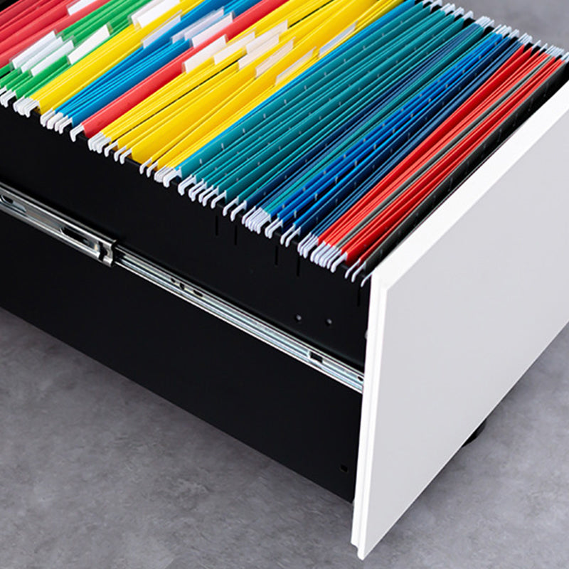 Moderne Metallschrank -Verriegelungsschubladen -Aktenschrank mit Rizinus