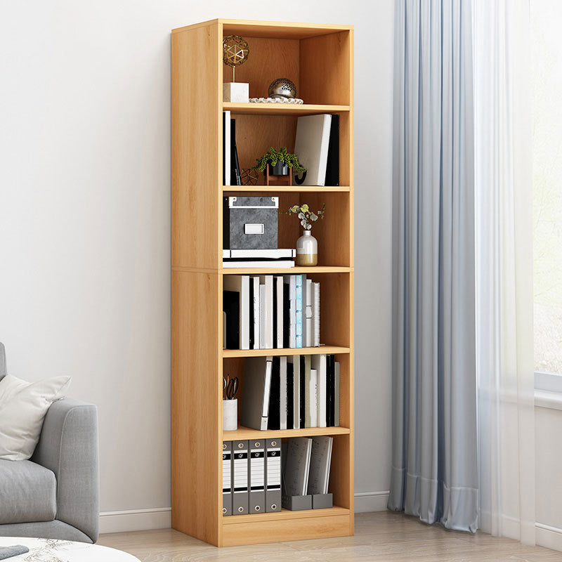 Leisure File Cabinet Wooden File Cabinet with Storage Shelves 15.7"L x 9.4"W x 70.1"H Wood Clearhalo 'Filing Cabinets' 'filling_cabinets' 'furn' 'furn_filling_cabinets' 'Furniture' 'Office Furniture' 6756164