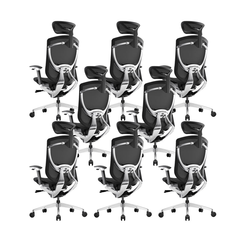 Moderne bureaustoel verwijderbare armen verstelbare stoelhoogte zwenkstoel met wielen