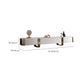 Enclosed TV Stand Stone Storage Media Console TV Stand for Living Room