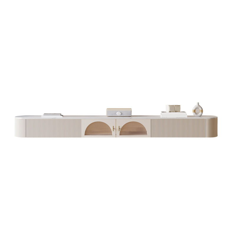Enclosed Storage Media Console TV Stand Stone TV Stand with 2 Drawers Clearhalo 'furn' 'furn_tv_stands_entertainment_centers' 'Furniture' 'Living Room Furniture' 'TV Stands & Entertainment Centers' 'TV Stands & Media Storage Furniture' 'tv_stands_entertainment_centers' 6757446