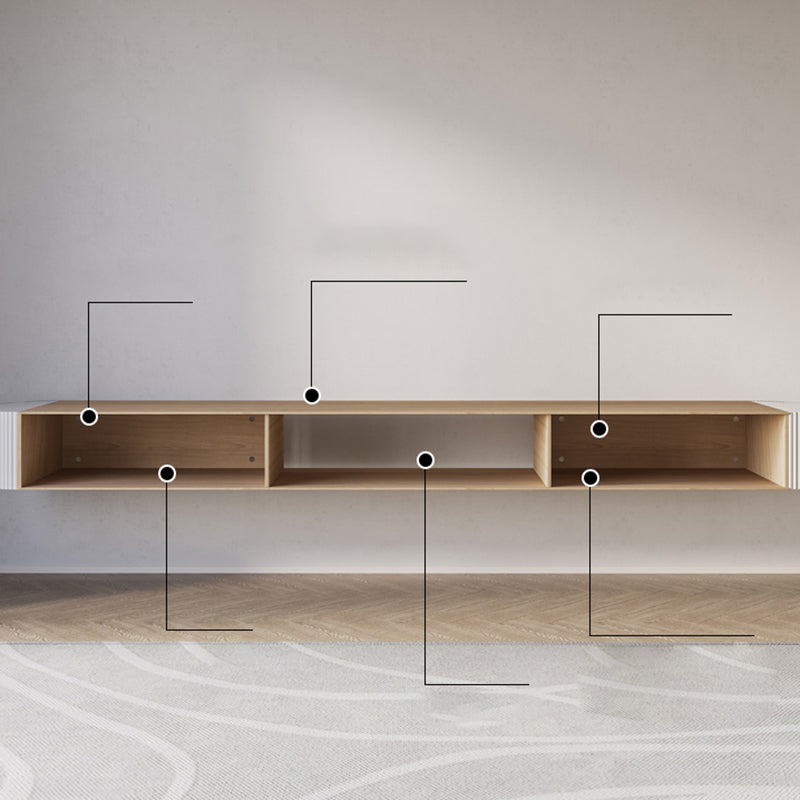 Enclosed Storage Media Console TV Stand Stone TV Stand with 2 Drawers Clearhalo 'furn' 'furn_tv_stands_entertainment_centers' 'Furniture' 'Living Room Furniture' 'TV Stands & Entertainment Centers' 'TV Stands & Media Storage Furniture' 'tv_stands_entertainment_centers' 6757450