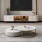 Enclosed Storage Media Console TV Stand Stone TV Stand with 4 Drawers Clearhalo 'furn' 'furn_tv_stands_entertainment_centers' 'Furniture' 'Living Room Furniture' 'TV Stands & Entertainment Centers' 'TV Stands & Media Storage Furniture' 'tv_stands_entertainment_centers' 6757457