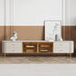 Enclosed Storage Media Console TV Stand Stone TV Stand with 4 Drawers 93"L x 15"W x 19"H Clearhalo 'furn' 'furn_tv_stands_entertainment_centers' 'Furniture' 'Living Room Furniture' 'TV Stands & Entertainment Centers' 'TV Stands & Media Storage Furniture' 'tv_stands_entertainment_centers' 6757459