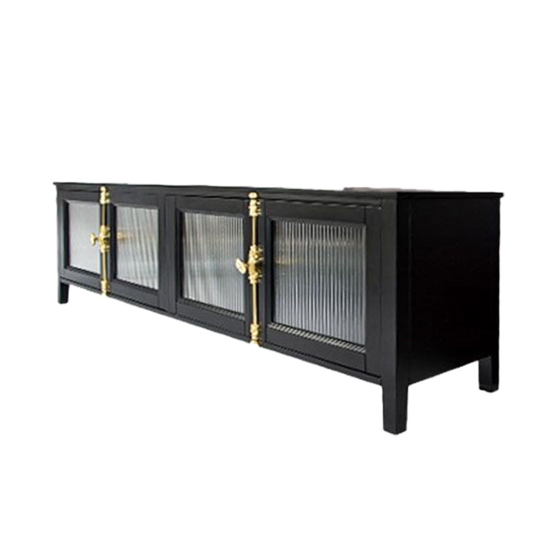 Modern Metal TV Media Stand Enclosed Storage TV Console for Living Room Clearhalo 'furn' 'furn_tv_stands_entertainment_centers' 'Furniture' 'Living Room Furniture' 'TV Stands & Entertainment Centers' 'TV Stands & Media Storage Furniture' 'tv_stands_entertainment_centers' 6757475