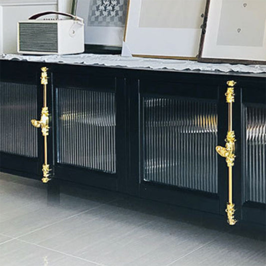 Modern Metal TV Media Stand Console TV in stoccaggio chiuso per soggiorno