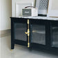 Modern Metal TV Media Stand Enclosed Storage TV Console for Living Room Clearhalo 'furn' 'furn_tv_stands_entertainment_centers' 'Furniture' 'Living Room Furniture' 'TV Stands & Entertainment Centers' 'TV Stands & Media Storage Furniture' 'tv_stands_entertainment_centers' 6757478