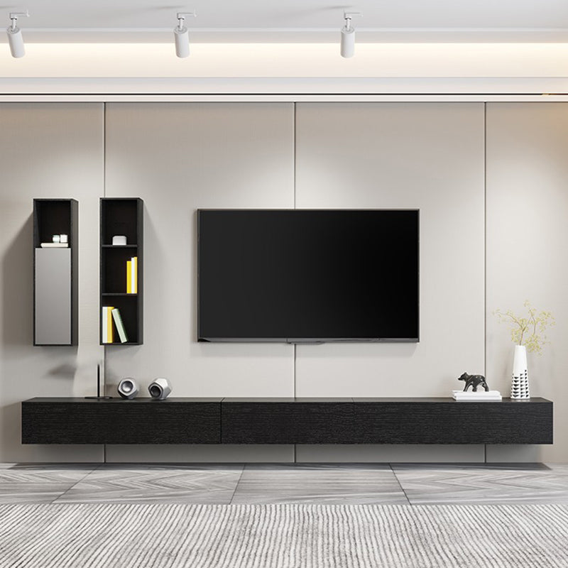 Contemporary TV Media Stand Wooden TV Stand Console for Living Room Clearhalo 'furn' 'furn_tv_stands_entertainment_centers' 'Furniture' 'Living Room Furniture' 'TV Stands & Entertainment Centers' 'TV Stands & Media Storage Furniture' 'tv_stands_entertainment_centers' 6757488