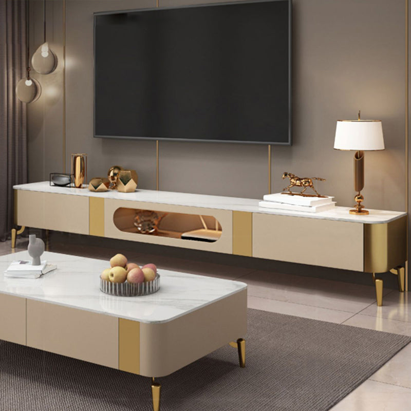 Enclosed Storage Media Console TV Stand Modern TV Stand with Drawers Clearhalo 'furn' 'furn_tv_stands_entertainment_centers' 'Furniture' 'Living Room Furniture' 'TV Stands & Entertainment Centers' 'TV Stands & Media Storage Furniture' 'tv_stands_entertainment_centers' 6757513