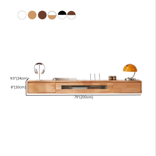 Modern TV Media Console Solid Wood TV Media Stand for Living Room Clearhalo 'furn' 'furn_tv_stands_entertainment_centers' 'Furniture' 'Living Room Furniture' 'TV Stands & Entertainment Centers' 'TV Stands & Media Storage Furniture' 'tv_stands_entertainment_centers' 6757541