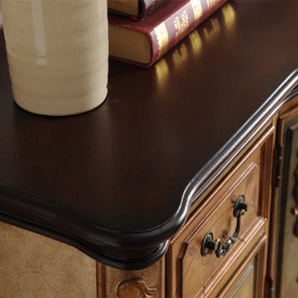 French Country Wooden Console Table Rectangle Console Sofa Table for Hall Clearhalo 'Console Tables' 'console_tables' 'Entry & Mudroom Furniture' 'furn' 'furn_console_tables' 'Furniture' 6757753