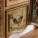 French Country Wooden Console Table Rectangle Console Sofa Table for Hall Clearhalo 'Console Tables' 'console_tables' 'Entry & Mudroom Furniture' 'furn' 'furn_console_tables' 'Furniture' 6757754