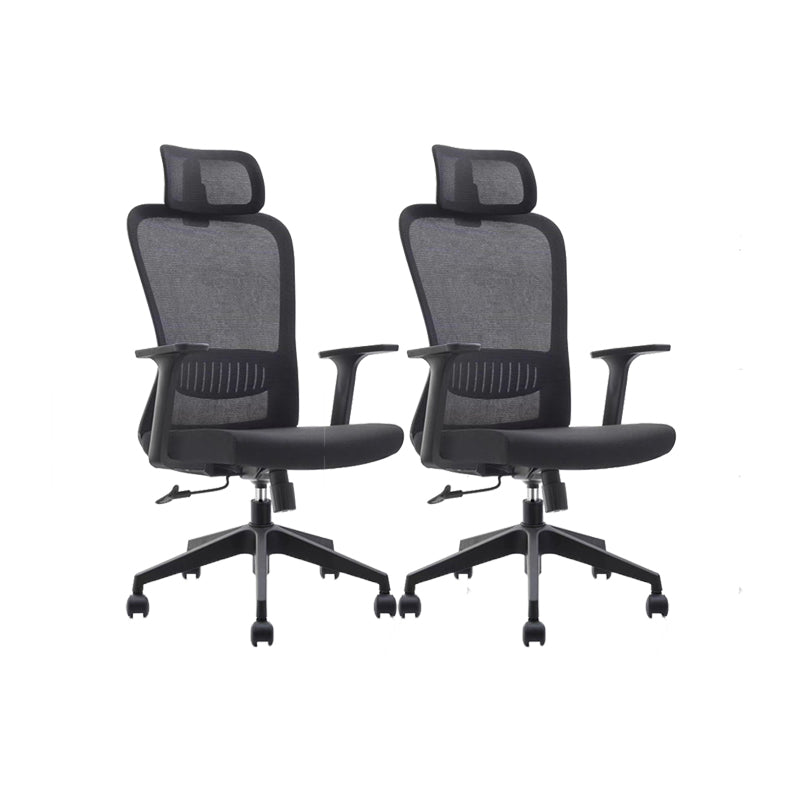 Chaise de bras de hauteur de siège réglable chaise de bureau en métal contemporain