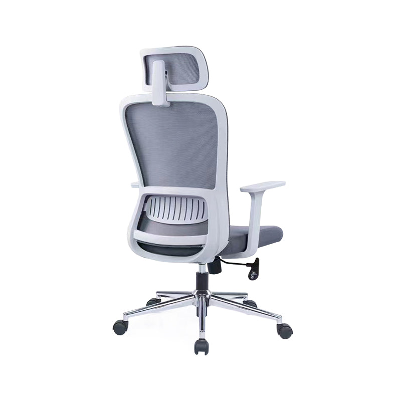 Chaise de bras de hauteur de siège réglable chaise de bureau en métal contemporain