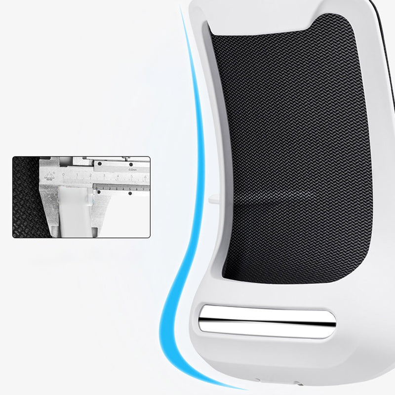 Silla de oficina moderna Armas fijas Tapizadas sin silla angustiante