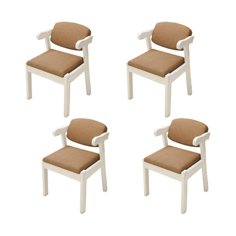 Zeitgenössischer Bürostuhl Massivholz Armstuhl mit Polster