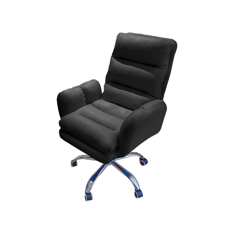 Silla de oficina de armas fijas altura moderna del asiento ajustable silla giratoria ergonómica con ruedas
