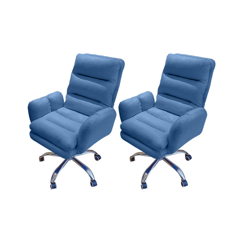 Silla de oficina de armas fijas altura moderna del asiento ajustable silla giratoria ergonómica con ruedas