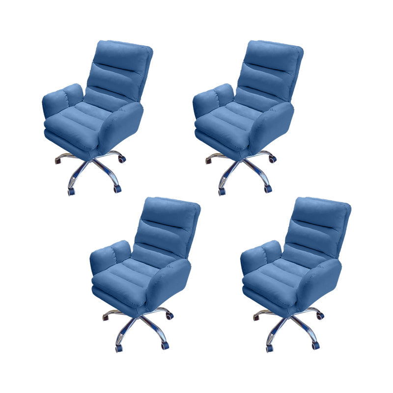 Silla de oficina de armas fijas altura moderna del asiento ajustable silla giratoria ergonómica con ruedas