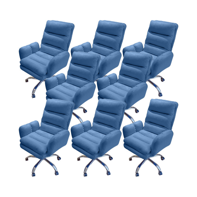 Silla de oficina de armas fijas altura moderna del asiento ajustable silla giratoria ergonómica con ruedas