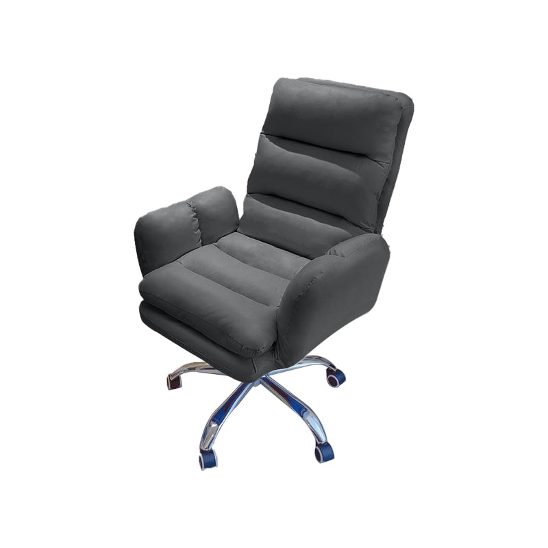 Silla de oficina de armas fijas altura moderna del asiento ajustable silla giratoria ergonómica con ruedas