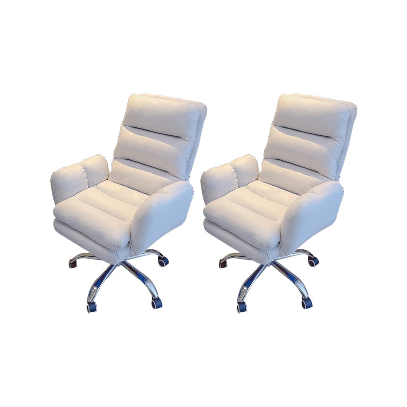 Silla de oficina de armas fijas altura moderna del asiento ajustable silla giratoria ergonómica con ruedas