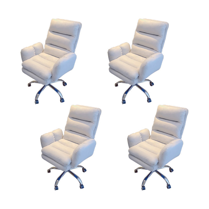 Silla de oficina de armas fijas altura moderna del asiento ajustable silla giratoria ergonómica con ruedas