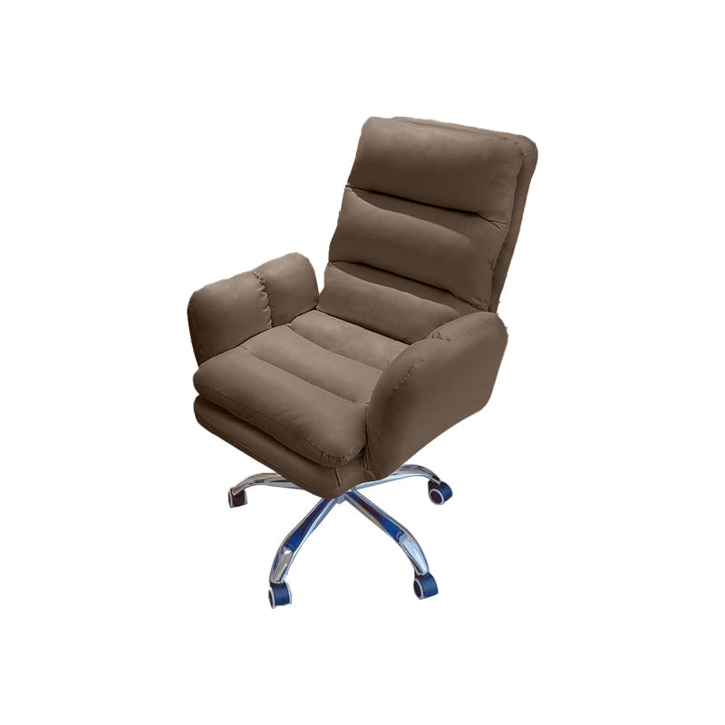 Silla de oficina de armas fijas altura moderna del asiento ajustable silla giratoria ergonómica con ruedas