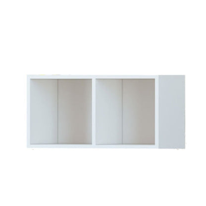 Closed Back Standard Bookcase Contemporary Engineered Wood Bookshelf