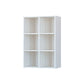 Closed Back Standard Bookcase Contemporary Engineered Wood Bookshelf