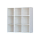Closed Back Standard Bookcase Contemporary Engineered Wood Bookshelf
