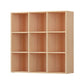 Closed Back Standard Bookcase Contemporary Engineered Wood Bookshelf