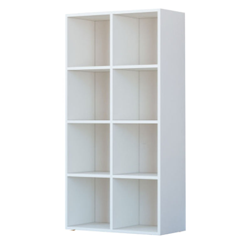Closed Back Standard Bookcase Contemporary Engineered Wood Bookshelf