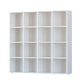 Closed Back Standard Bookcase Contemporary Engineered Wood Bookshelf